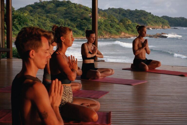 Surf and yoga retreat