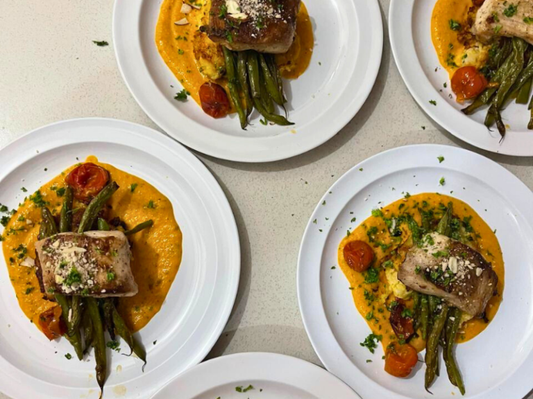Surf and yoga retreat food