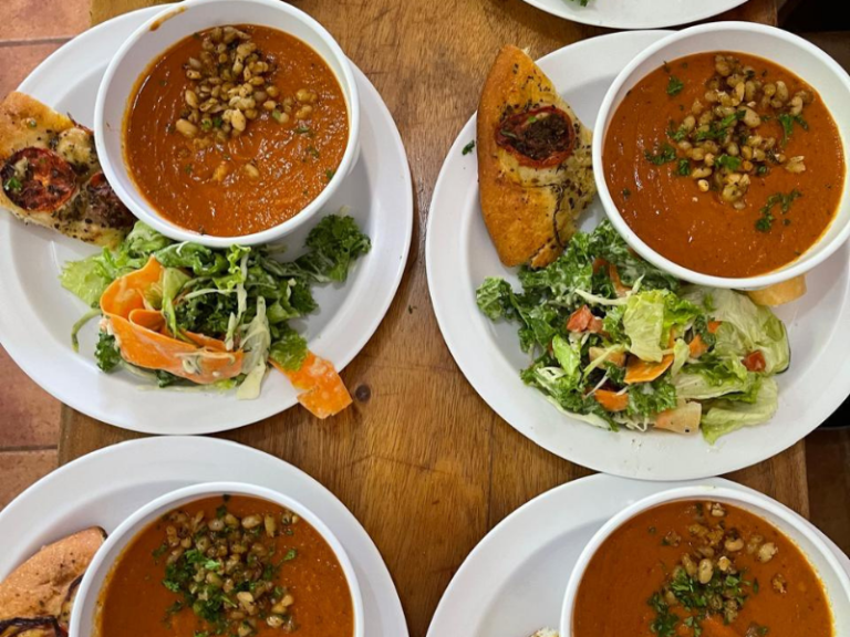 Surf and yoga retreat food