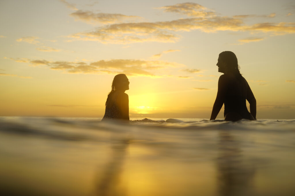Surfing in Playa Maderas